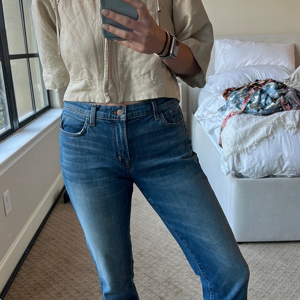 J Brand mid rise ankle jeans